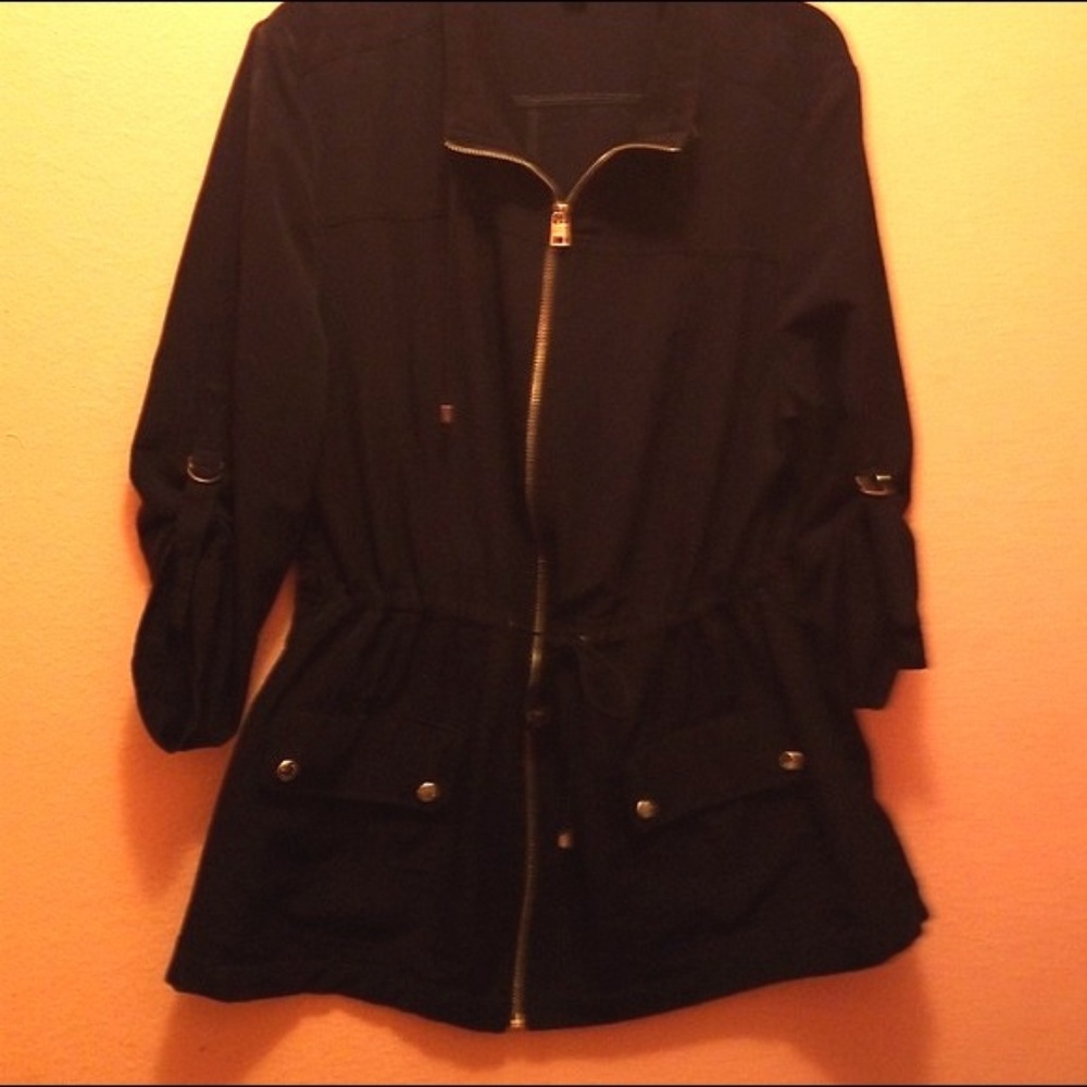 Andrew Marc Black lightweight jacket